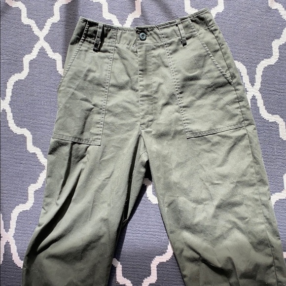 Green Cargo Pants - Picture 2 of 6